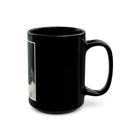 Victoria Vetri #78 (Vintage Female Icon) Black Coffee Mug-Go Mug Yourself