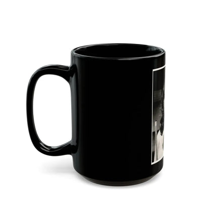 Victoria Vetri #78 (Vintage Female Icon) Black Coffee Mug-Go Mug Yourself
