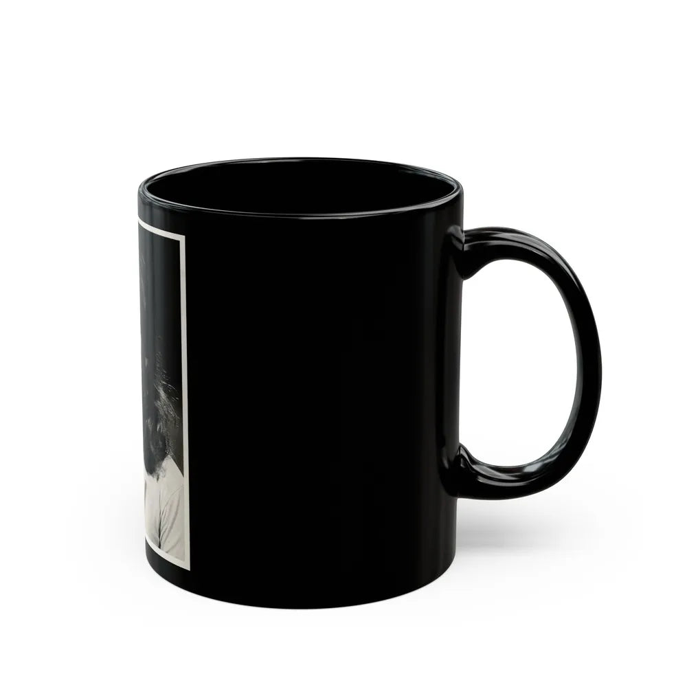 Victoria Vetri #78 (Vintage Female Icon) Black Coffee Mug-Go Mug Yourself
