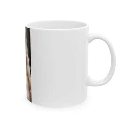 Victoria Vetri #88 - Topless (Vintage Female Icon) White Coffee Mug - Go Mug Yourself