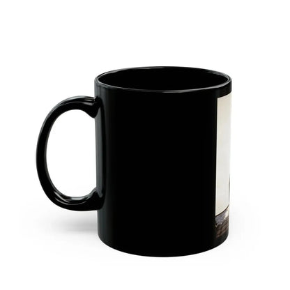 Victoria Vetri #93 - Nude (Vintage Female Icon) Black Coffee Mug - Go Mug Yourself