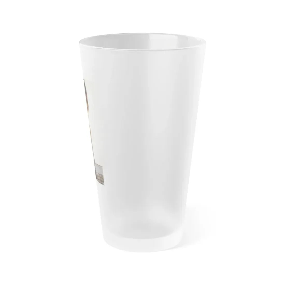 Victoria Vetri #93 - Nude (Vintage Female Icon) Frosted Pint Glass 16oz - Go Mug Yourself