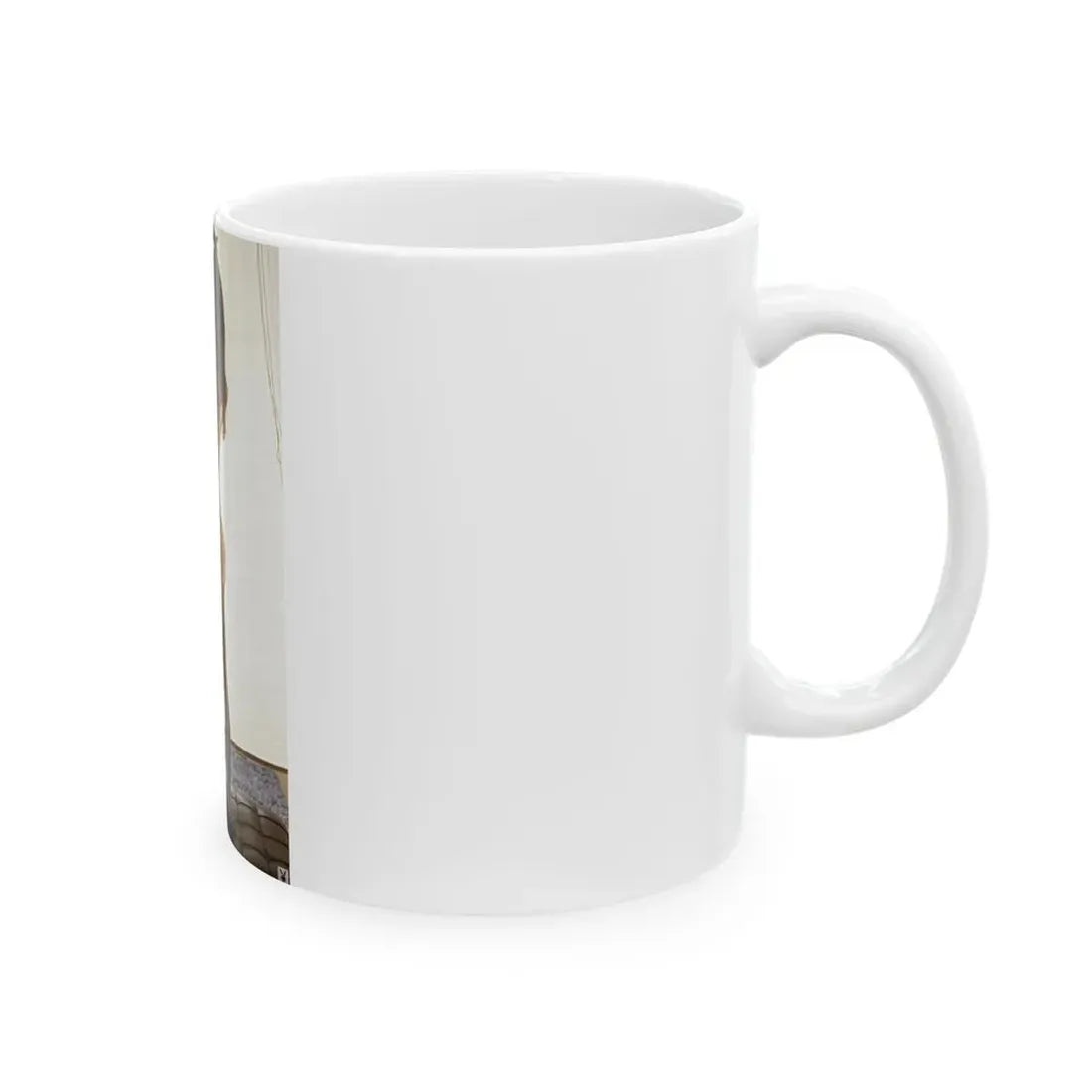Victoria Vetri #93 - Nude (Vintage Female Icon) White Coffee Mug - Go Mug Yourself