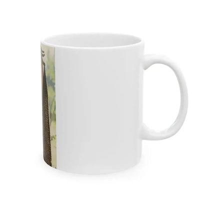 Victoria Vetri #94 - Topless (Vintage Female Icon) White Coffee Mug - Go Mug Yourself