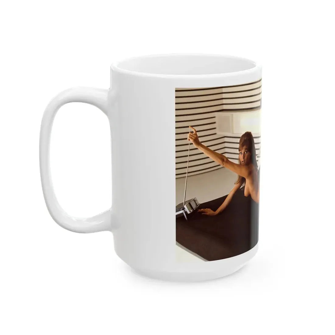 Victoria Vetri #97 - Nude (Vintage Female Icon) White Coffee Mug - Go Mug Yourself