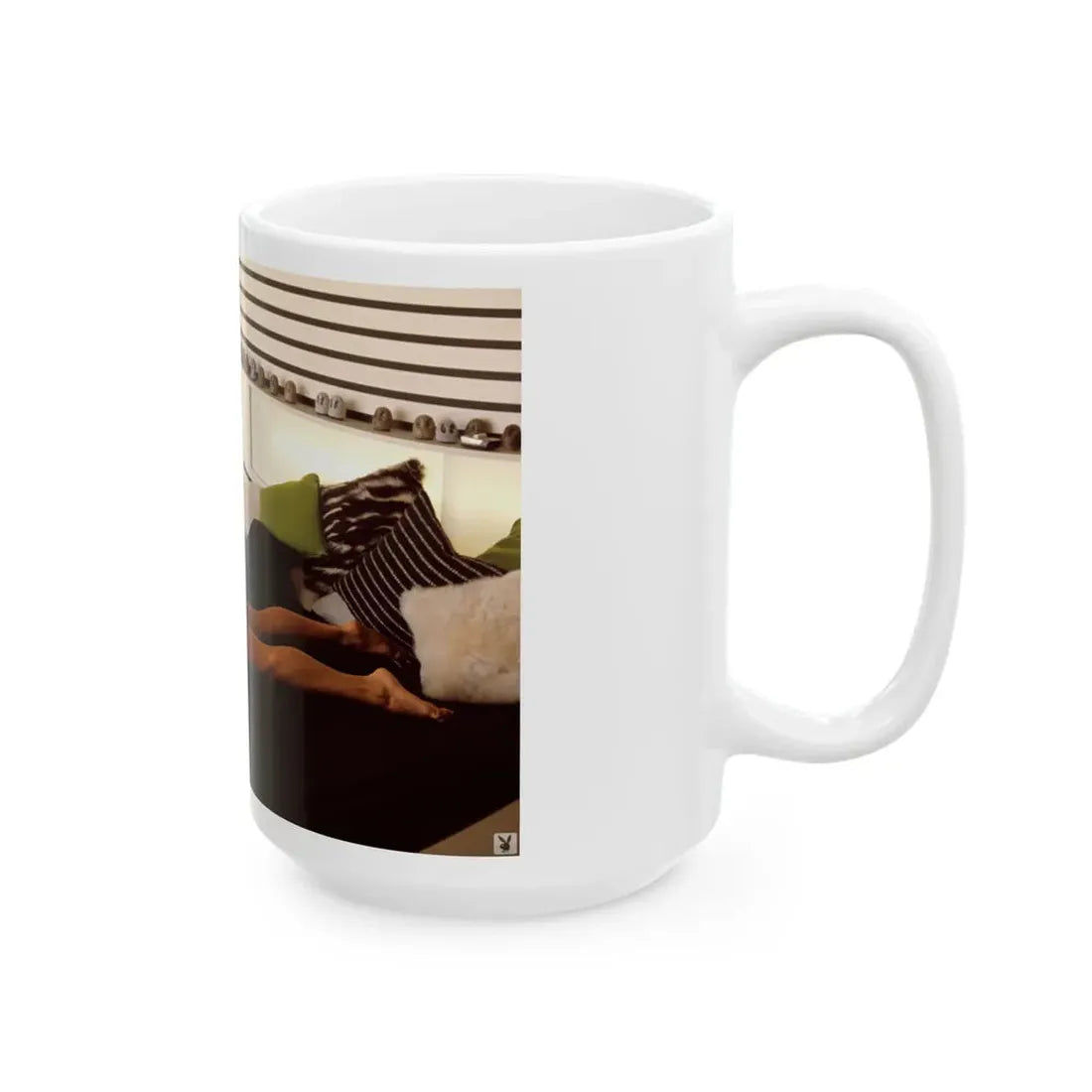 Victoria Vetri #97 - Nude (Vintage Female Icon) White Coffee Mug - Go Mug Yourself
