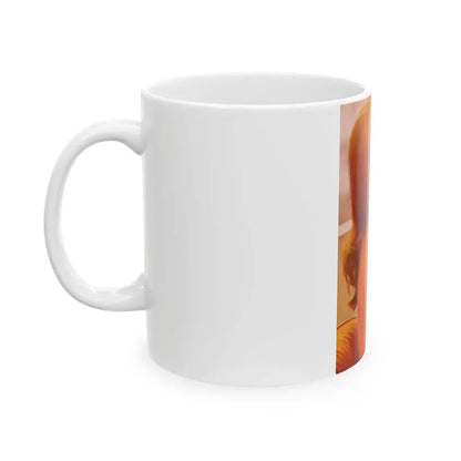 Victoria Vetri #99 - Topless (Vintage Female Icon) White Coffee Mug - Go Mug Yourself