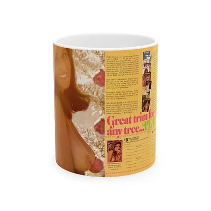 Victoria Vetri #99 - Topless1 (Vintage Female Icon) White Coffee Mug 11oz - Go Mug Yourself