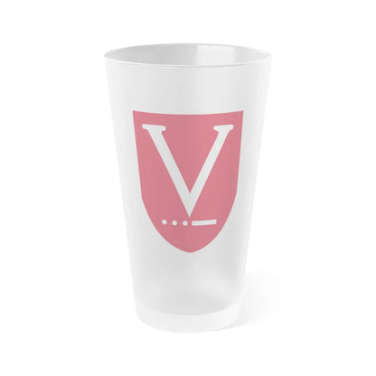 Victory Task Force (U.S. Army) Frosted Pint Glass 16oz-Go Mug Yourself