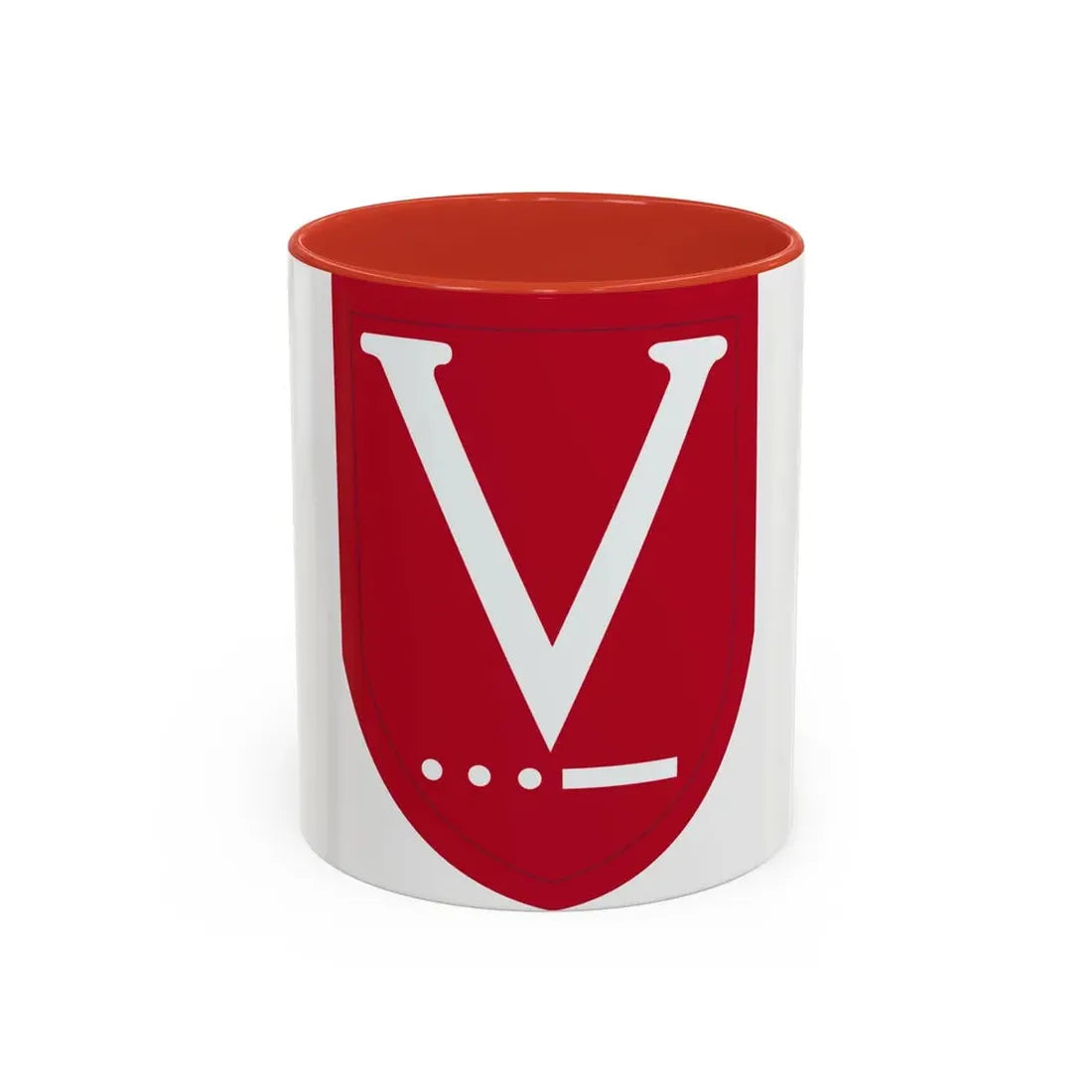 Victory Task Force (U.S. Army) Accent Coffee Mug 11oz Red - Go Mug Yourself