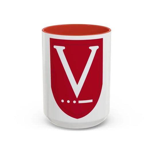 Victory Task Force (U.S. Army) Accent Coffee Mug 15oz Red - Go Mug Yourself