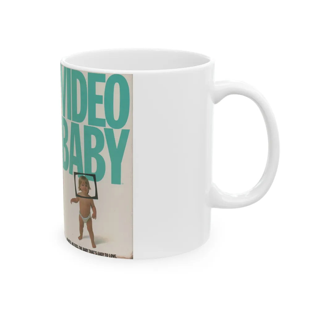 VIDEO BABY (VHS COVER) - White Coffee Mug-Go Mug Yourself