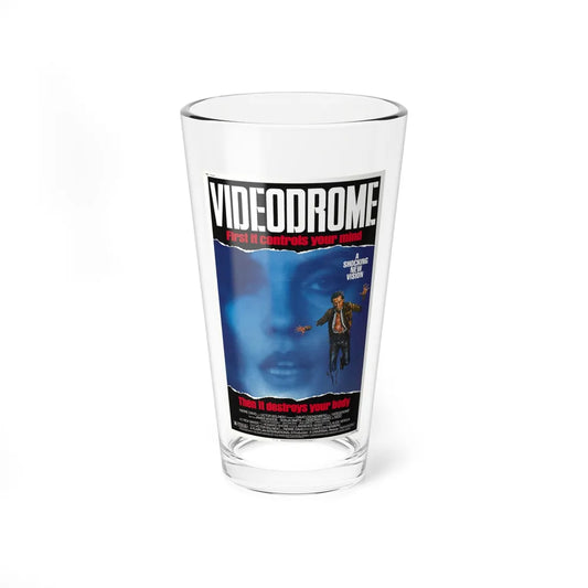 VIDEODROME 1983 Movie Poster - Pint Glass 16oz-16oz-Go Mug Yourself