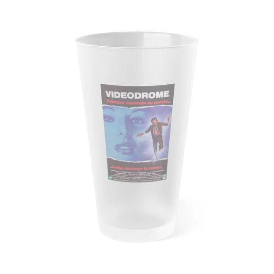 VIDEODROME (2) 1983 Movie Poster - Frosted Pint Glass 16oz-16oz-Frosted-Go Mug Yourself