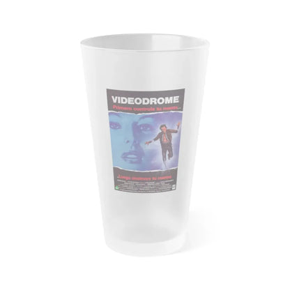 VIDEODROME (2) 1983 Movie Poster - Frosted Pint Glass 16oz 16oz Frosted - Go Mug Yourself