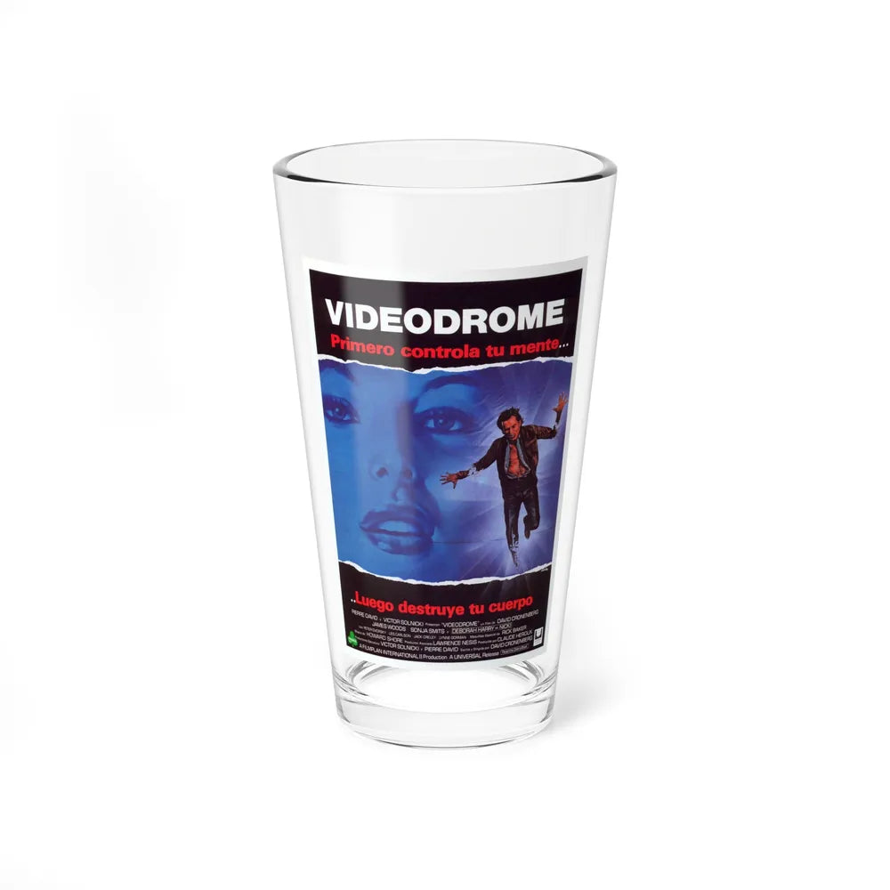 VIDEODROME (2) 1983 Movie Poster - Pint Glass 16oz-16oz-Go Mug Yourself