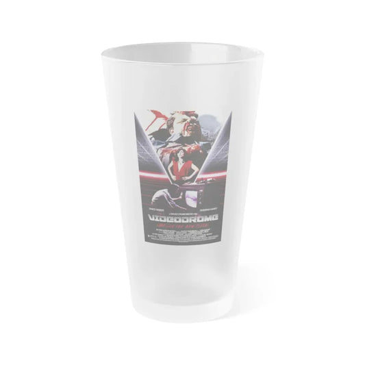 VIDEODROME (3) 1983 Movie Poster - Frosted Pint Glass 16oz Default Title - Go Mug Yourself