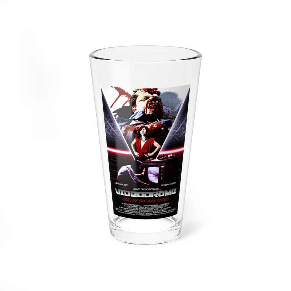 VIDEODROME (3) 1983 Movie Poster - Pint Glass 16oz-16oz-Go Mug Yourself