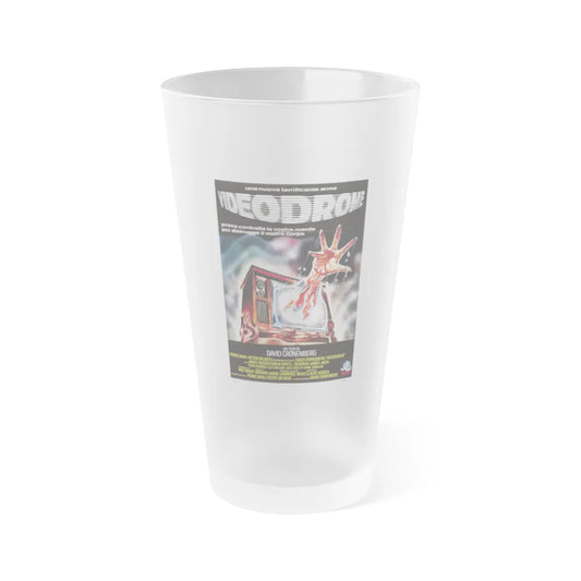 VIDEODROME (4) 1983 Movie Poster - Frosted Pint Glass 16oz-Go Mug Yourself