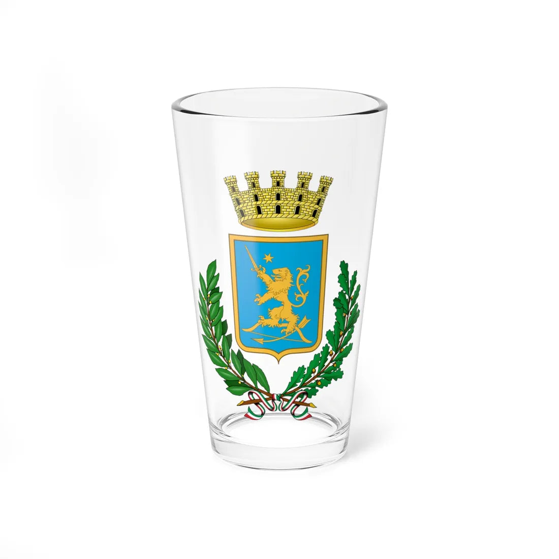 Vieste-Stemma (Italy) (Coat of Arms) Pint Glass 16oz 16oz - Go Mug Yourself