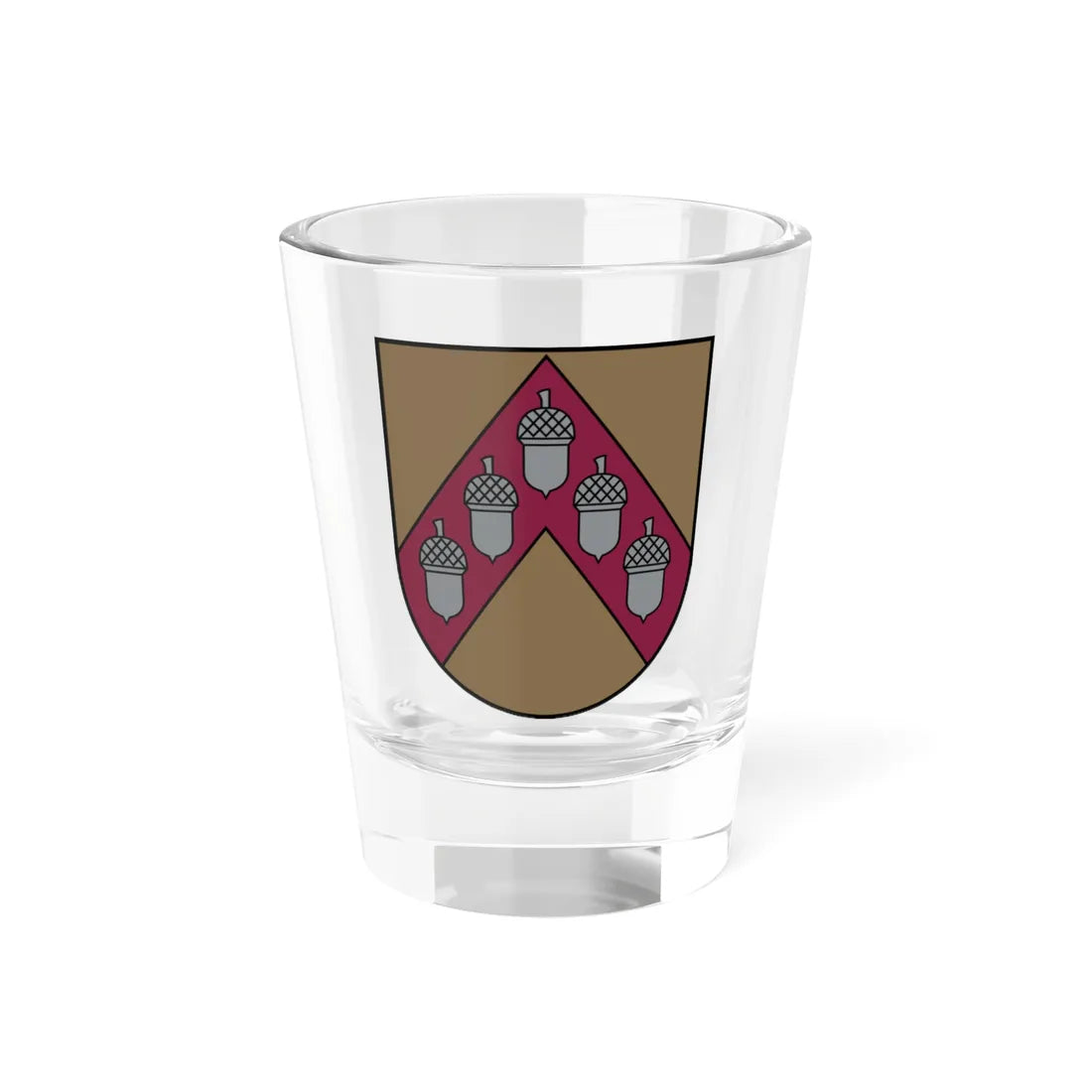 Viesītes novads COA (Latvia) (Coat of Arms) Shot Glass 1.5oz 1.5oz - Go Mug Yourself