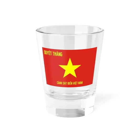 Vietnam Coast Guard flag (Vietnam) Shot Glass 1.5oz 1.5oz - Go Mug Yourself