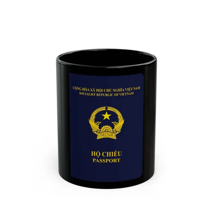 Vietnam Passport - Black Coffee Mug 11oz - Go Mug Yourself