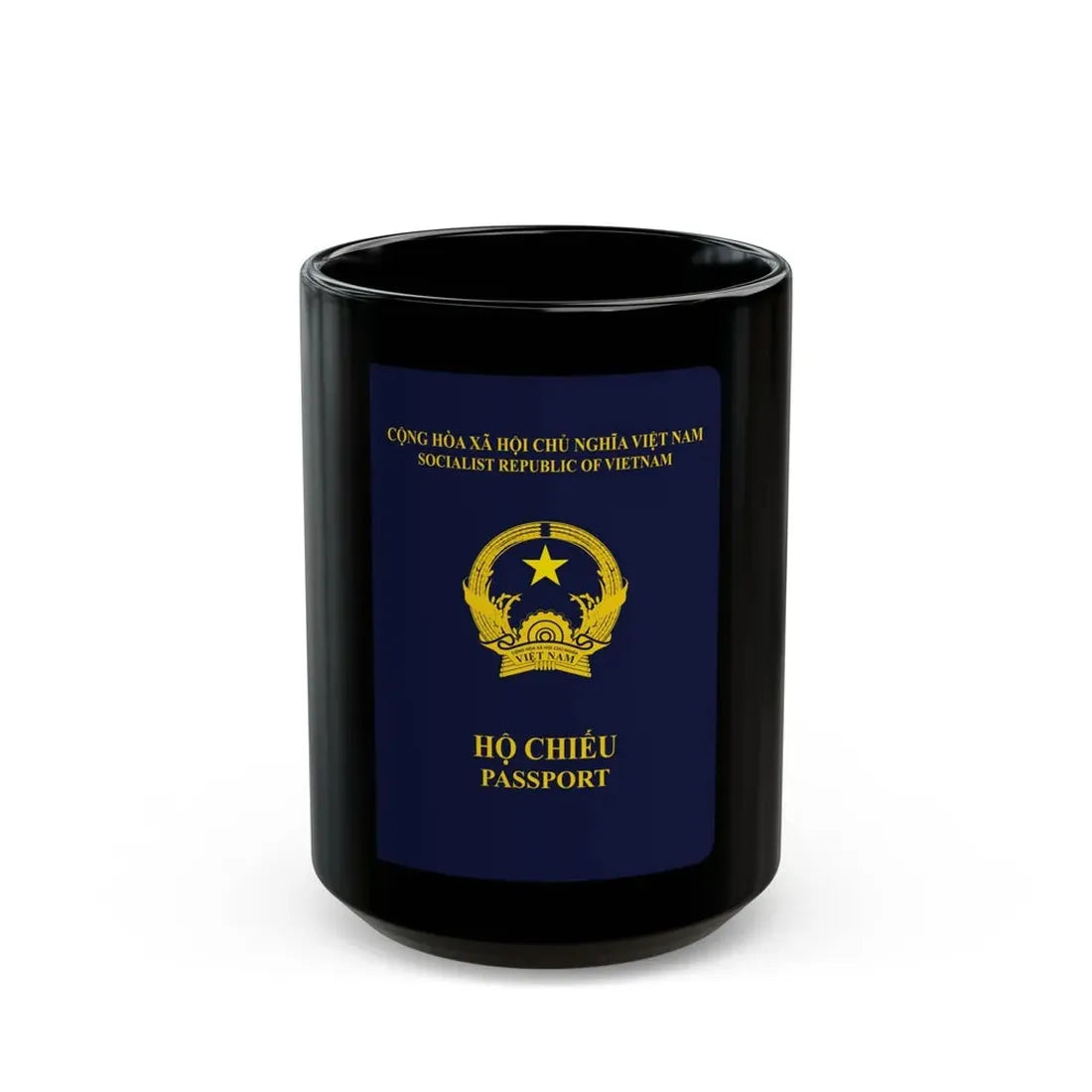 Vietnam Passport - Black Coffee Mug 15oz - Go Mug Yourself