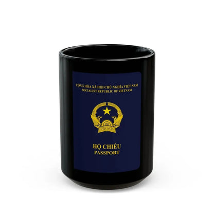 Vietnam Passport - Black Coffee Mug 15oz - Go Mug Yourself