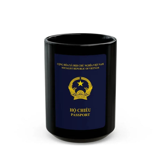 Vietnam Passport - Black Coffee Mug 15oz - Go Mug Yourself