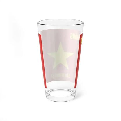 Vietnam Peoples Navy flag Spratly Island (Vietnam) Pint Glass 16oz - Go Mug Yourself