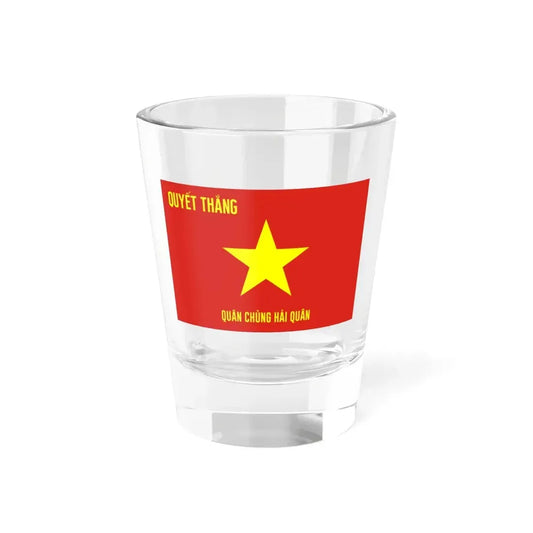 Vietnam Peoples Navy flag (Vietnam) Shot Glass 1.5oz 1.5oz - Go Mug Yourself