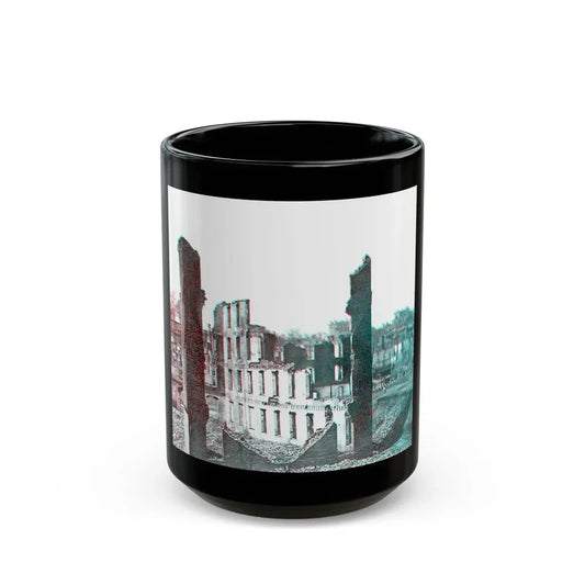 View From The Petersburg Railroad Depot, Richmond, Va., During The Civil War (U.S. Civil War) Black Coffee Mug 15oz - Go Mug Yourself