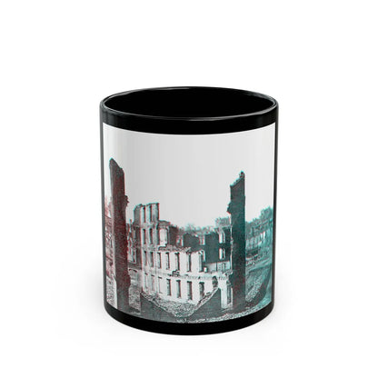 View From The Petersburg Railroad Depot, Richmond, Va., During The Civil War (U.S. Civil War) Black Coffee Mug-11oz-Go Mug Yourself