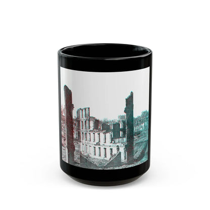 View From The Petersburg Railroad Depot, Richmond, Va., During The Civil War (U.S. Civil War) Black Coffee Mug-15oz-Go Mug Yourself