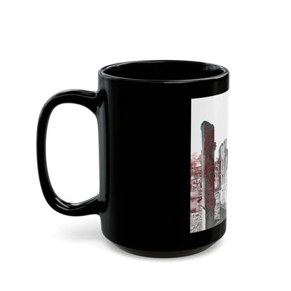 View From The Petersburg Railroad Depot, Richmond, Va., During The Civil War (U.S. Civil War) Black Coffee Mug-Go Mug Yourself