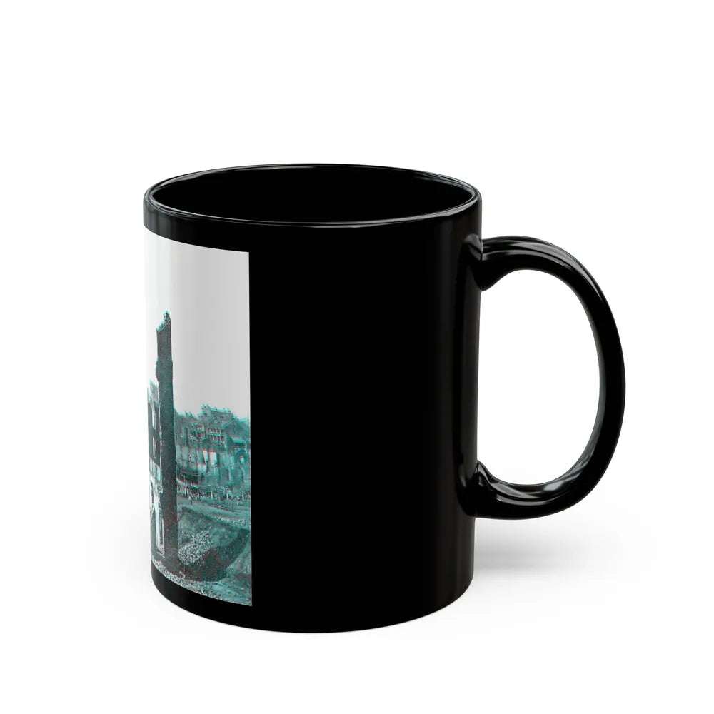 View From The Petersburg Railroad Depot, Richmond, Va., During The Civil War (U.S. Civil War) Black Coffee Mug-Go Mug Yourself