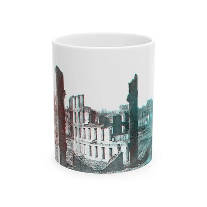 View From The Petersburg Railroad Depot, Richmond, Va., During The Civil War (U.S. Civil War) White Coffee Mug-11oz-Go Mug Yourself