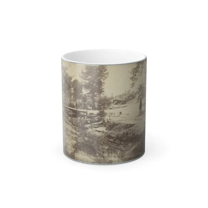View of Bombproof Tents Occupied by U.S. Colored Troops in Front of Petersburg, Va., August 7, 1864 (U.S. Civil War) Color Changing Coffee Mug 11oz-11oz-Go Mug Yourself