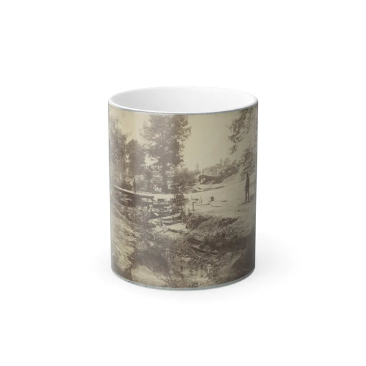 View of Bombproof Tents Occupied by U.S. Colored Troops in Front of Petersburg, Va., August 7, 1864 (U.S. Civil War) Color Changing Coffee Mug 11oz-11oz-Go Mug Yourself