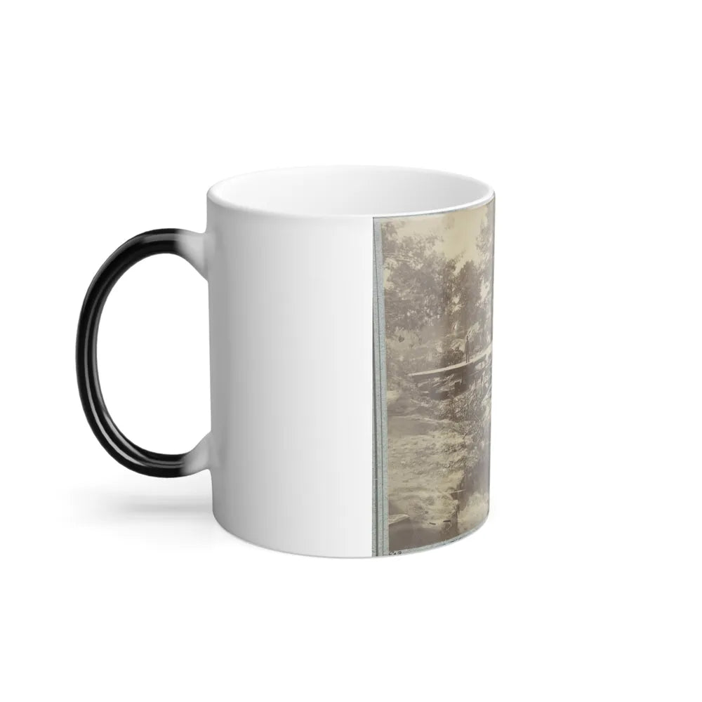 View of Bombproof Tents Occupied by U.S. Colored Troops in Front of Petersburg, Va., August 7, 1864 (U.S. Civil War) Color Changing Coffee Mug 11oz-Go Mug Yourself