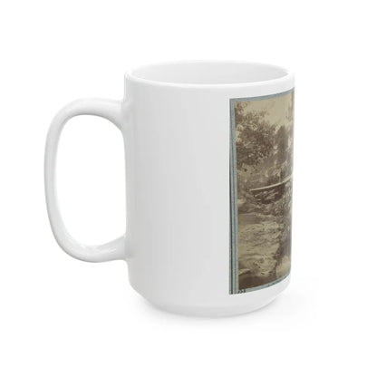 View Of Bombproof Tents Occupied By U.S. Colored Troops In Front Of Petersburg, Va., August 7, 1864 (U.S. Civil War) White Coffee Mug-Go Mug Yourself