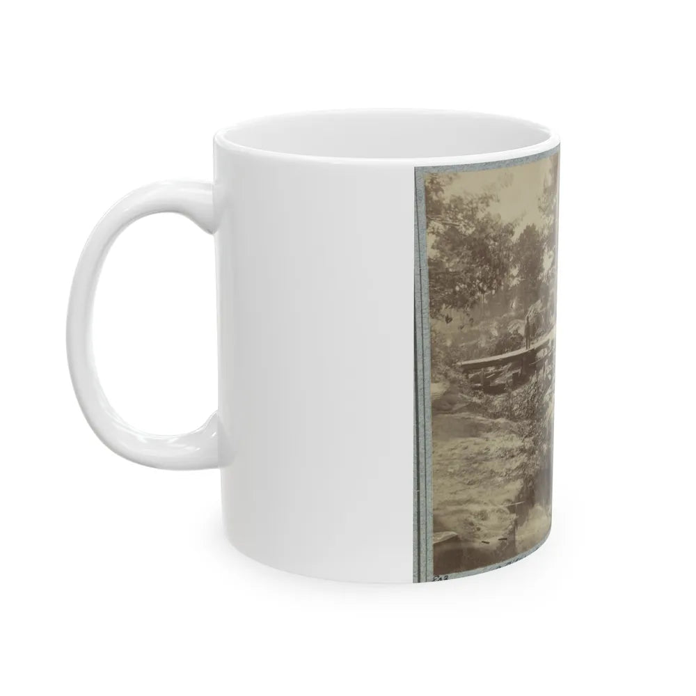 View Of Bombproof Tents Occupied By U.S. Colored Troops In Front Of Petersburg, Va., August 7, 1864 (U.S. Civil War) White Coffee Mug-Go Mug Yourself
