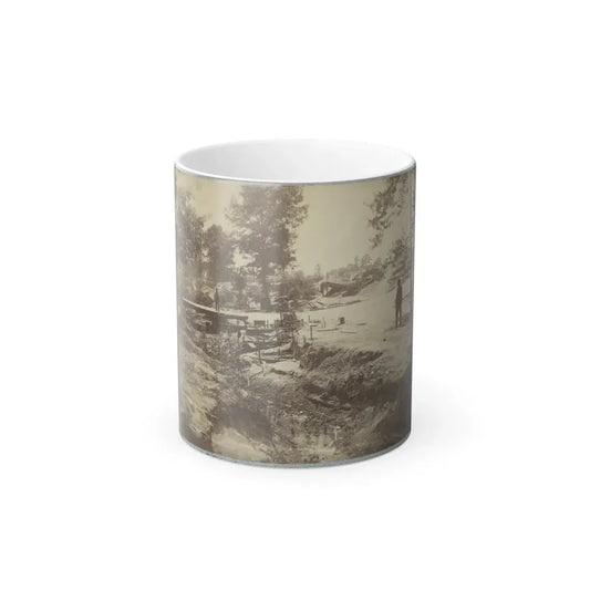 View of Bombproof Tents Occupied by U.S. Colored Troops in Front of Petersburg, Va., August 7, 1864 (U.S. Civil War) Color Changing Coffee Mug 11oz Default Title 11oz - Go Mug Yourself
