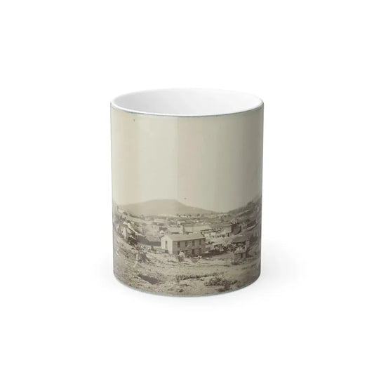 View of Chattanooga With Lookout Mountain in the Distance(2) (U.S. Civil War) Color Changing Coffee Mug 11oz Default Title 11oz - Go Mug Yourself