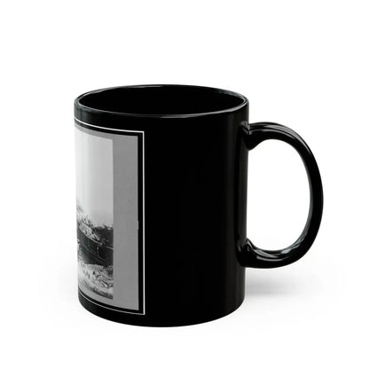 View Of City Point, Virginia, Showing Barges, Transports, Etc. (U.S. Civil War) Black Coffee Mug - Go Mug Yourself