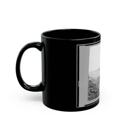 View Of City Point, Virginia, Showing Barges, Transports, Etc. (U.S. Civil War) Black Coffee Mug - Go Mug Yourself