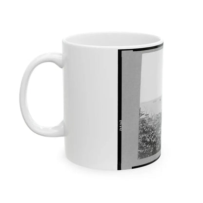 View Of City Point, Virginia, Showing Barges, Transports, Etc. (U.S. Civil War) White Coffee Mug - Go Mug Yourself