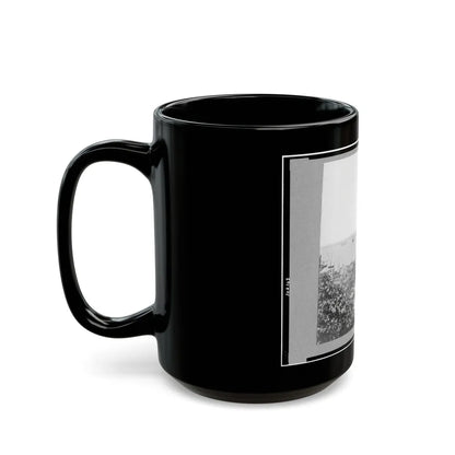 View Of City Point, Virginia, Showing Barges, Transports, Etc. (U.S. Civil War) Black Coffee Mug-Go Mug Yourself