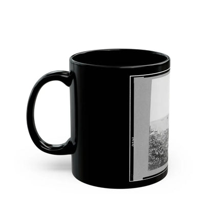 View Of City Point, Virginia, Showing Barges, Transports, Etc. (U.S. Civil War) Black Coffee Mug-Go Mug Yourself